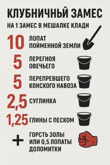 Клубничный замес