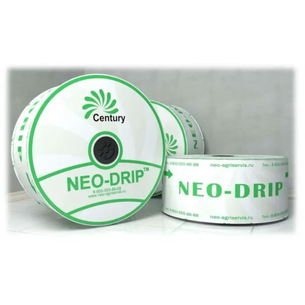 Капельная лента, 20см., 8мил, 500м., 2,4л/час, Neo-Drip